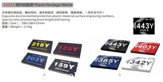 중국 플라스틱 Yardage 마커 협력 업체
